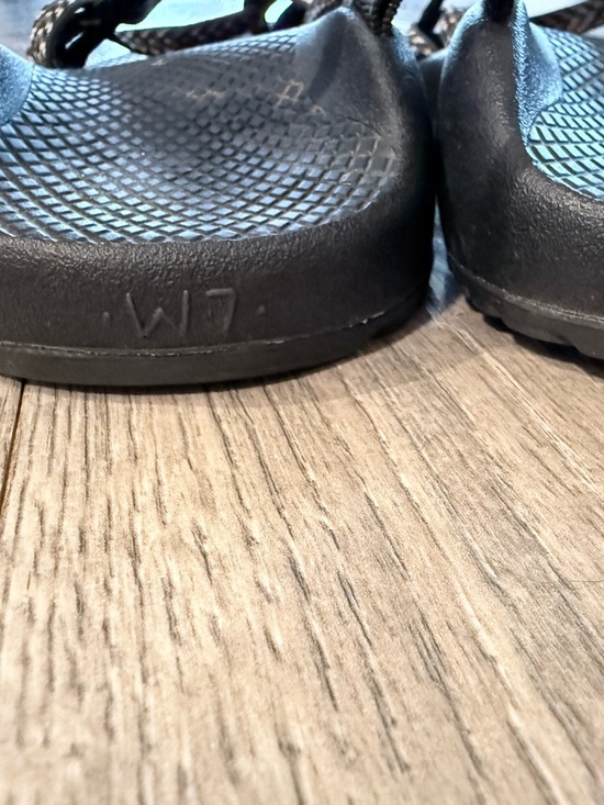 Chaco Women's Strappy Sandals in Black and Gray - Picture 7 of 8